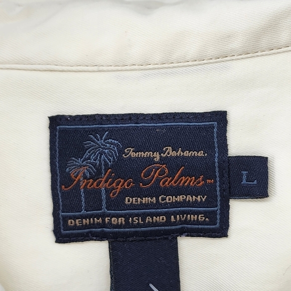 Tommy Bahama Indigo Palms Denim Company Men's Vintage Button-Up Denim Shirt - Picture 3 of 5